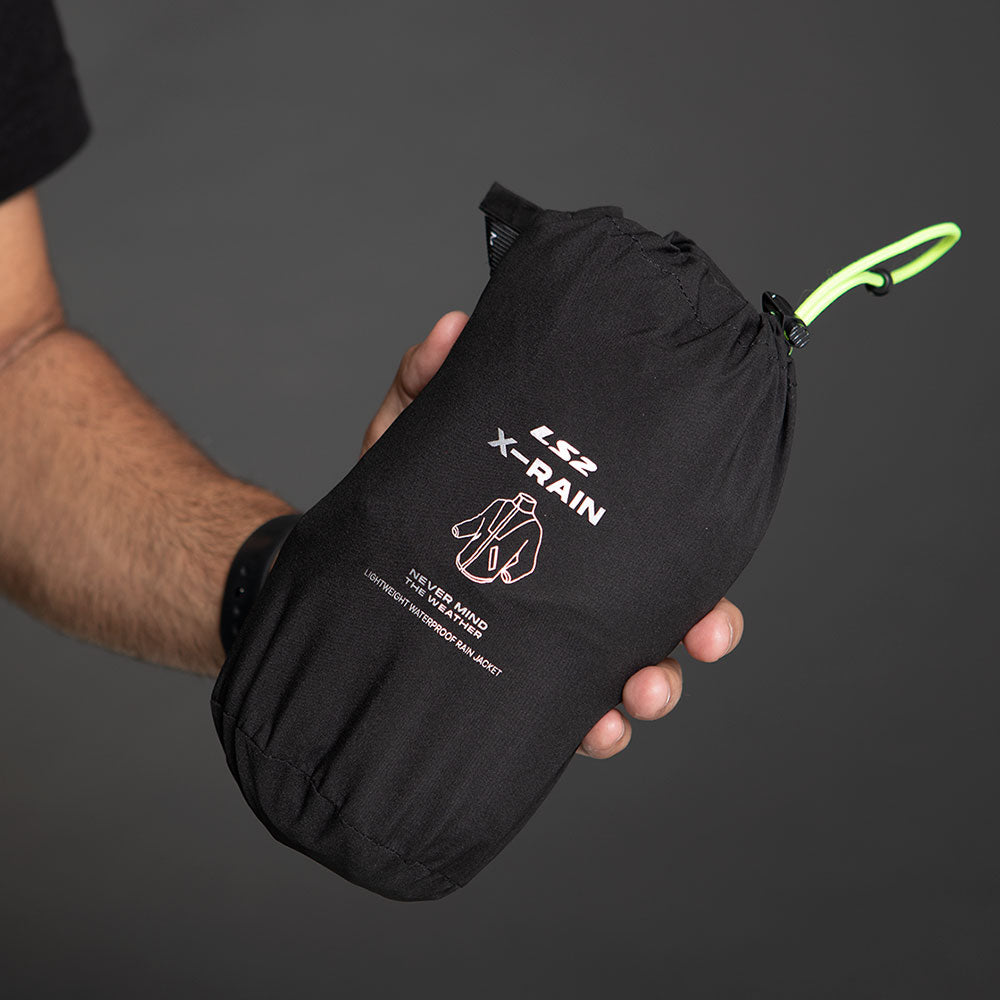 LIETAUS STRIUKĖ LS2 X-RAIN UNISEX – JUODAS / RYŠKIAI GELTONAS