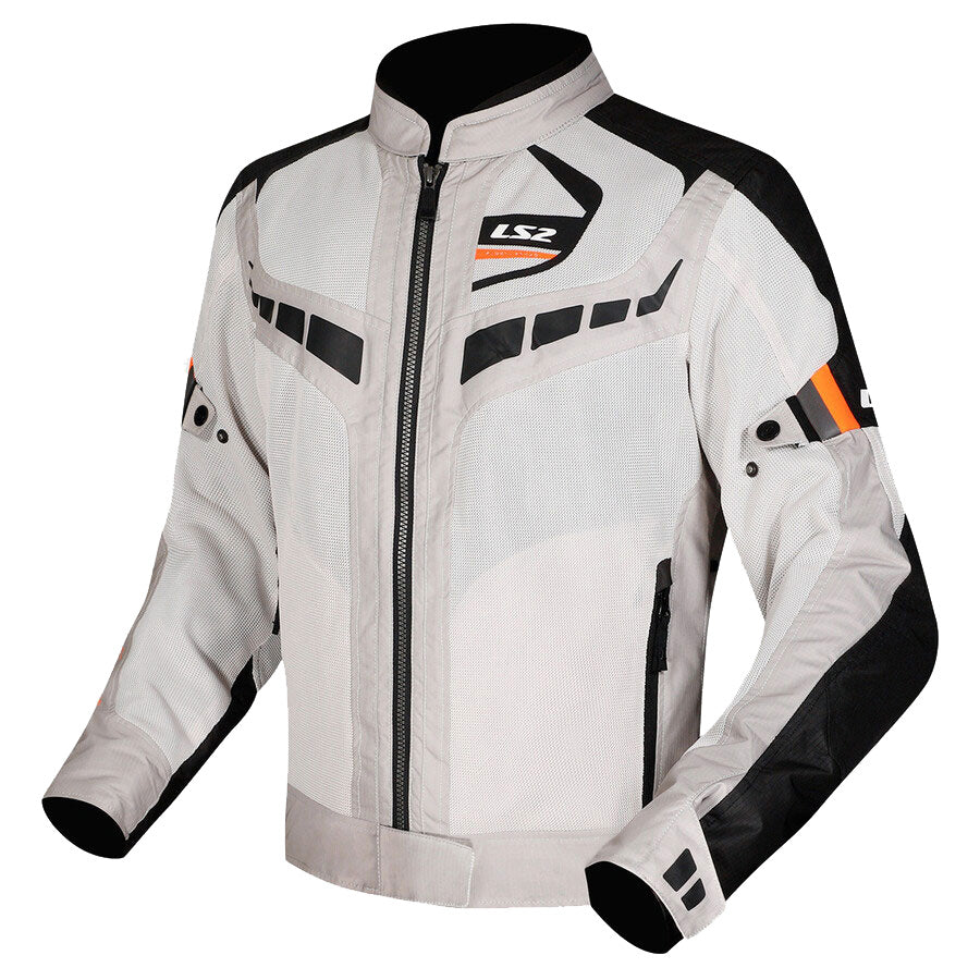 STRIUKĖ LS2 GARDA AIR MOTERIMS JUODA / PILKA / HI-VIZ ORANŽINĖ