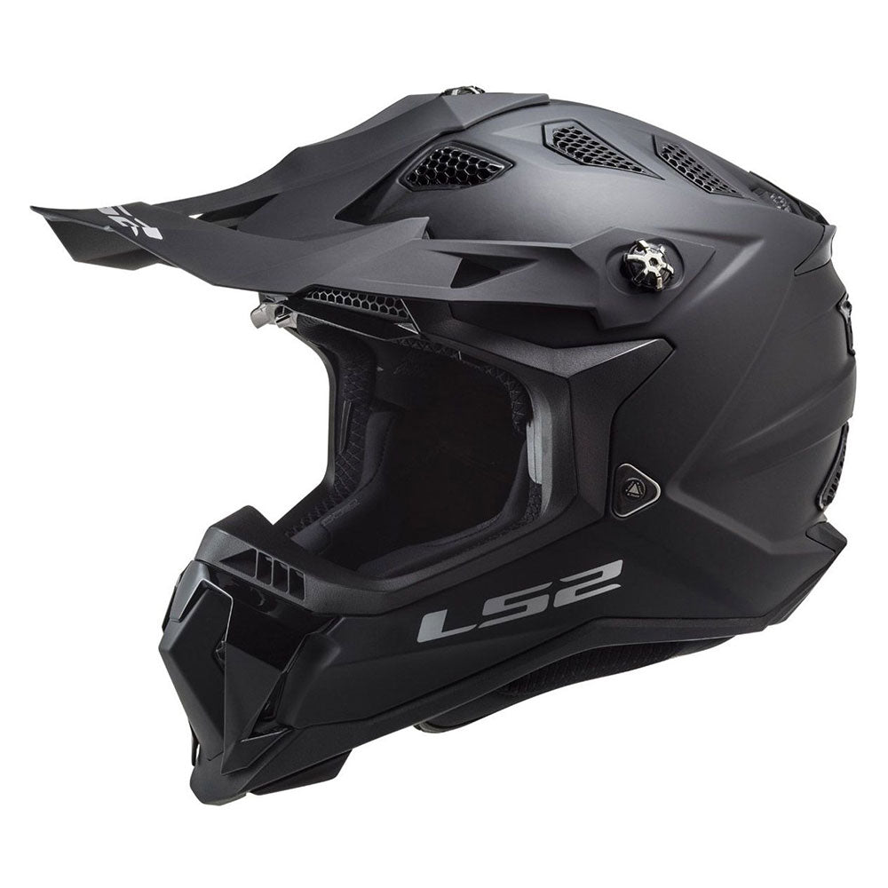 ŠALMAS LS2 MX700 SUBVERTER EVO II NOIR – JUODA SPALVA