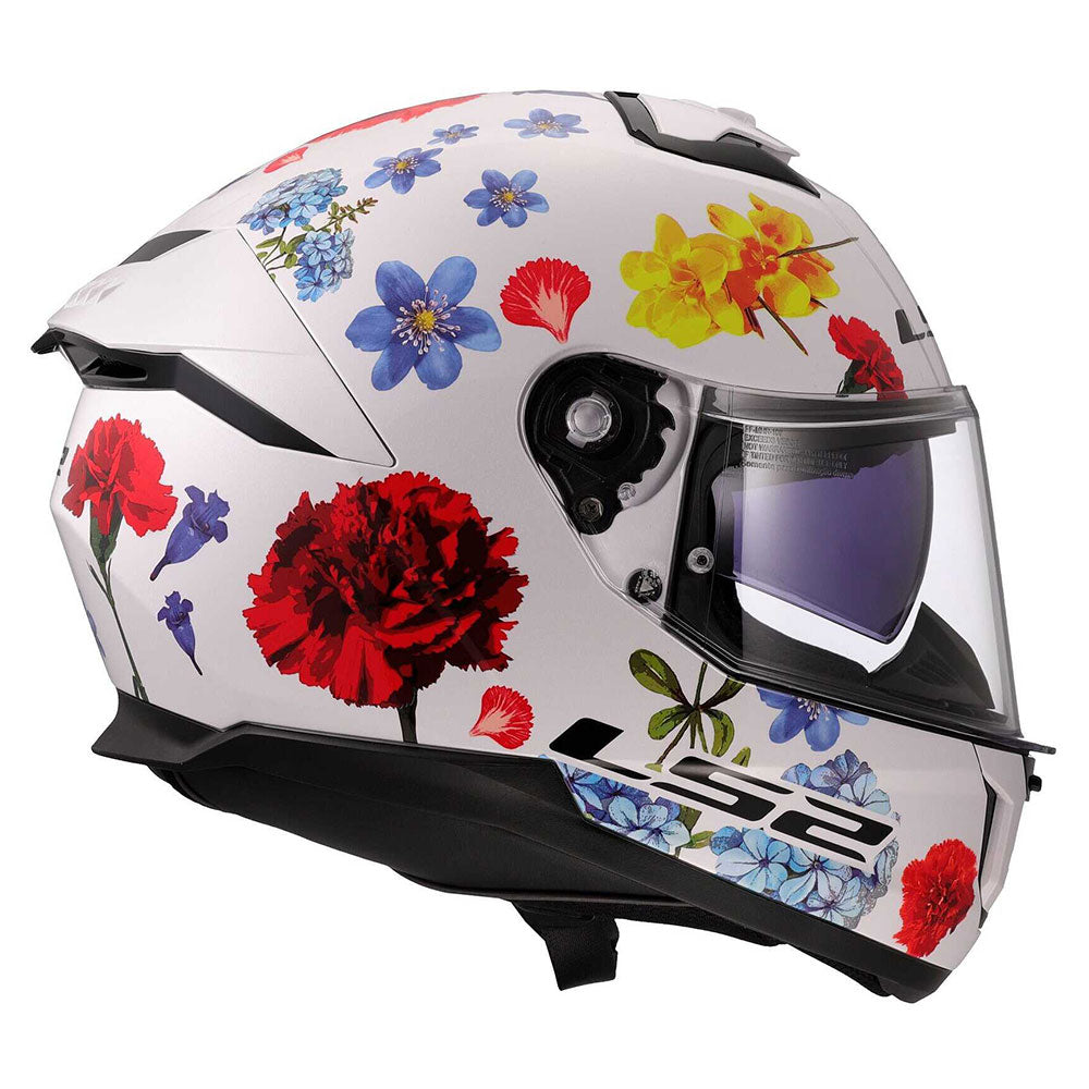 ŠALMAS LS2 FF808 STREAM II FLOWERS – BALTA
