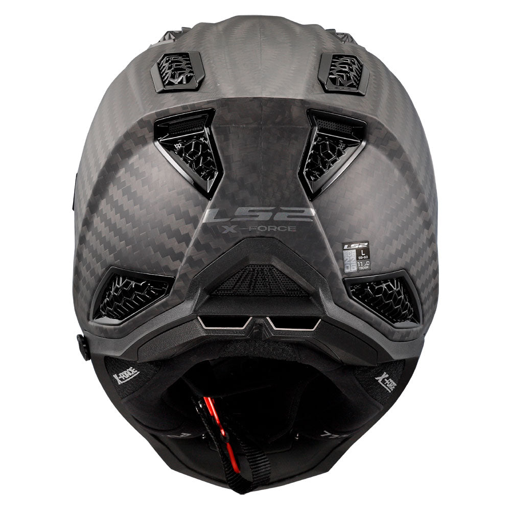 ŠALMAS LS2 MX703 C X-FORCE PRO FIM – MATINIS KARBONAS
