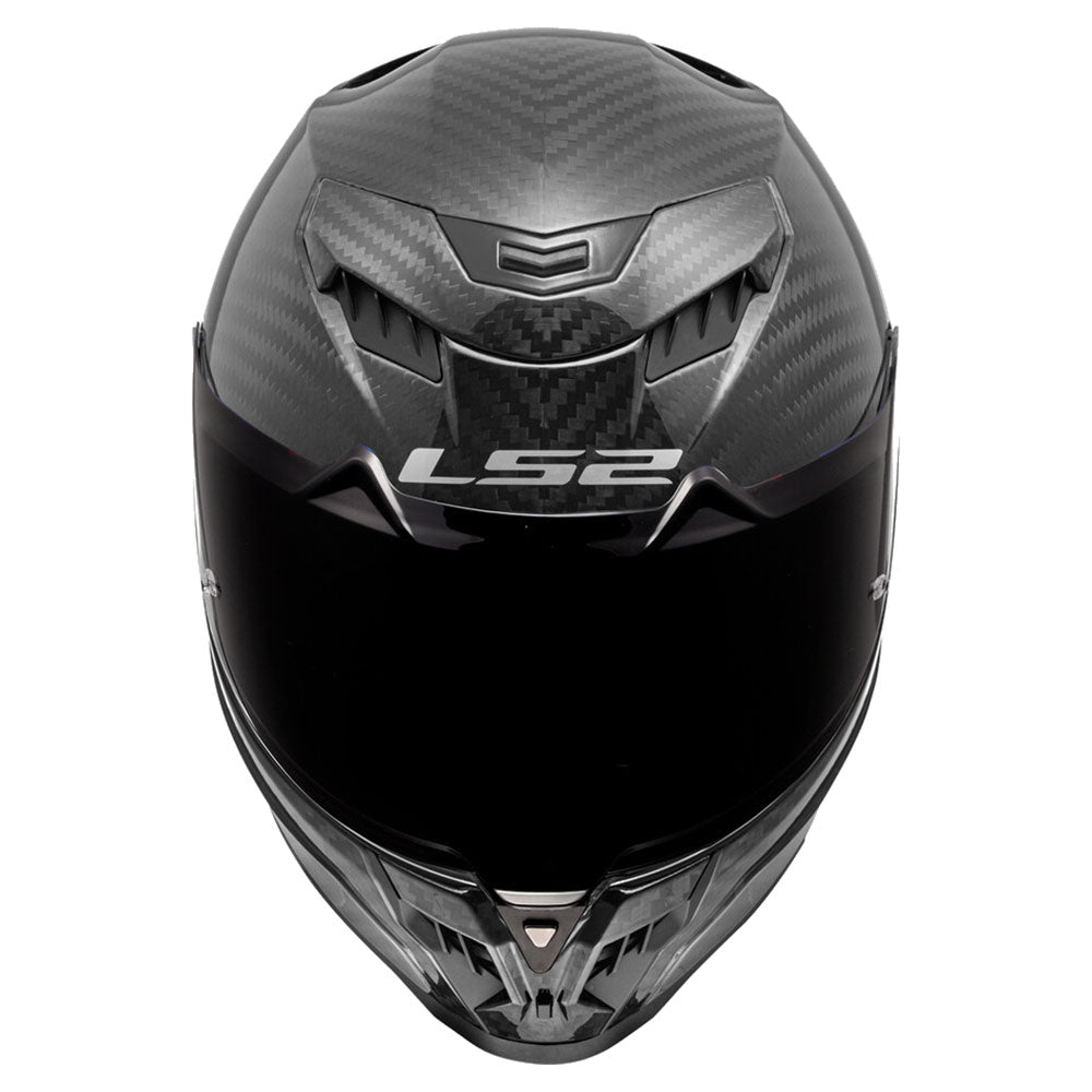 ŠALMAS LS2 FF807 DRAGON – MATINIS KARBONAS