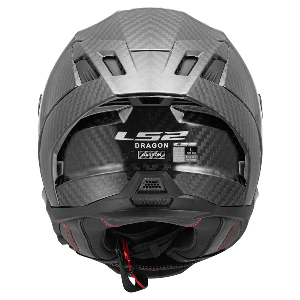 ŠALMAS LS2 FF807 DRAGON – MATINIS KARBONAS