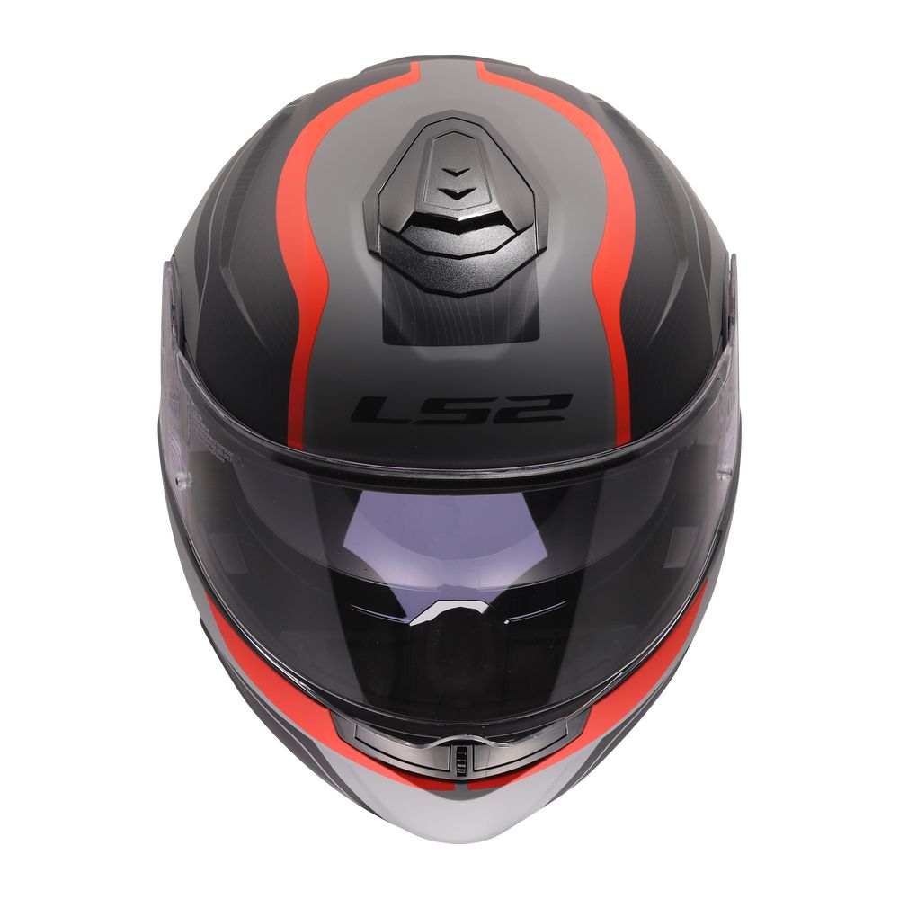 ŠALMAS LS2 FF908 STROBE II MONZA – MATINĖ JUODA / HI-VIZ GELTONA SPALVA