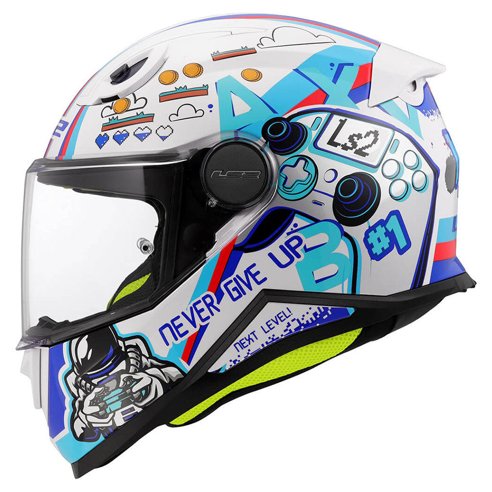 ŠALMAS LS2 KID NEXT LEVEL – BALTAS