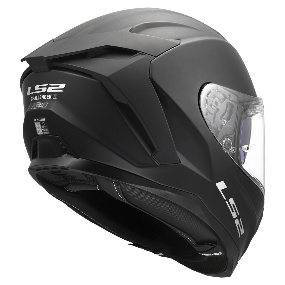 ŠALMAS LS2 FF817 CHALLENGER II SOLID – MATINĖ TAMSIAI MĖLYNA