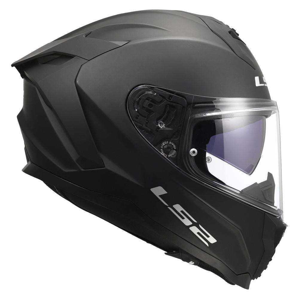 ŠALMAS LS2 FF817 CHALLENGER II SOLID – MATINĖ JUODA