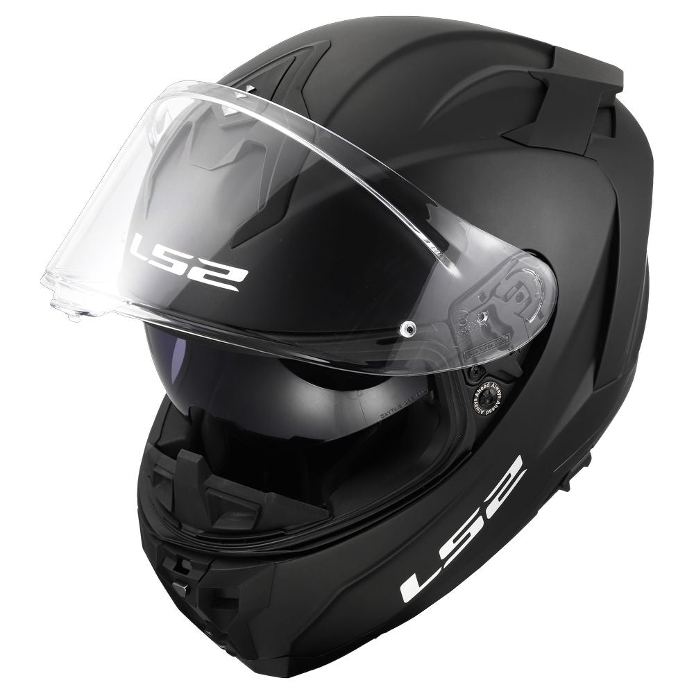 ŠALMAS LS2 FF817 CHALLENGER II SOLID – BLIZGI BALTA