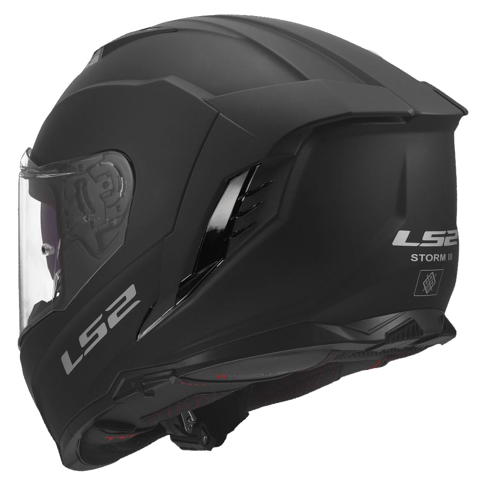 ŠALMAS LS2 FF818 STORM III SOLID – BLIZGI BALTA SPALVA