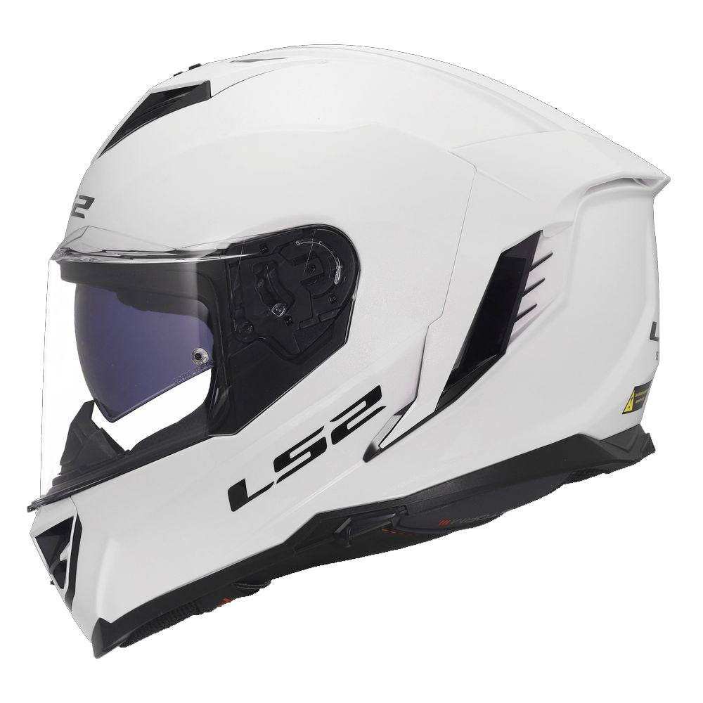 ŠALMAS LS2 FF818 STORM III SOLID – BLIZGI BALTA SPALVA