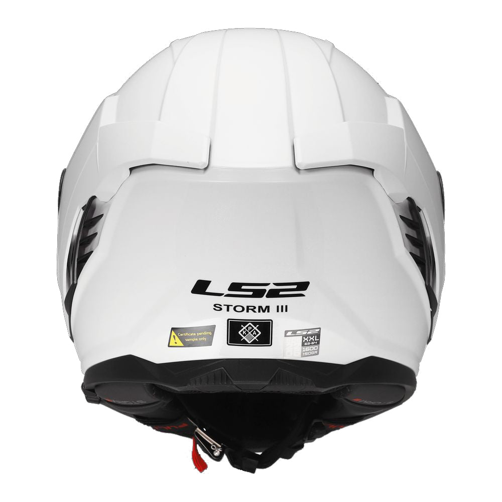 ŠALMAS LS2 FF818 STORM III SOLID – BLIZGI BALTA SPALVA