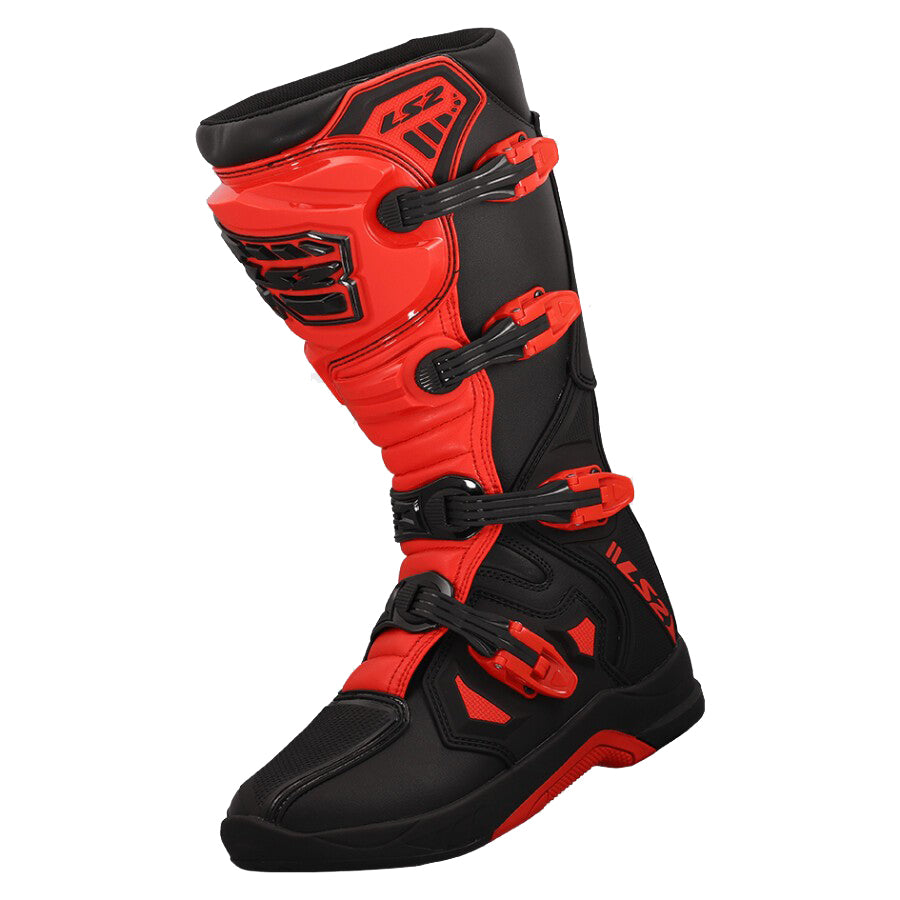 MOTOKROSO BATAI LS2 RAPTOR VYRAMS – JUODI / RAUDONI