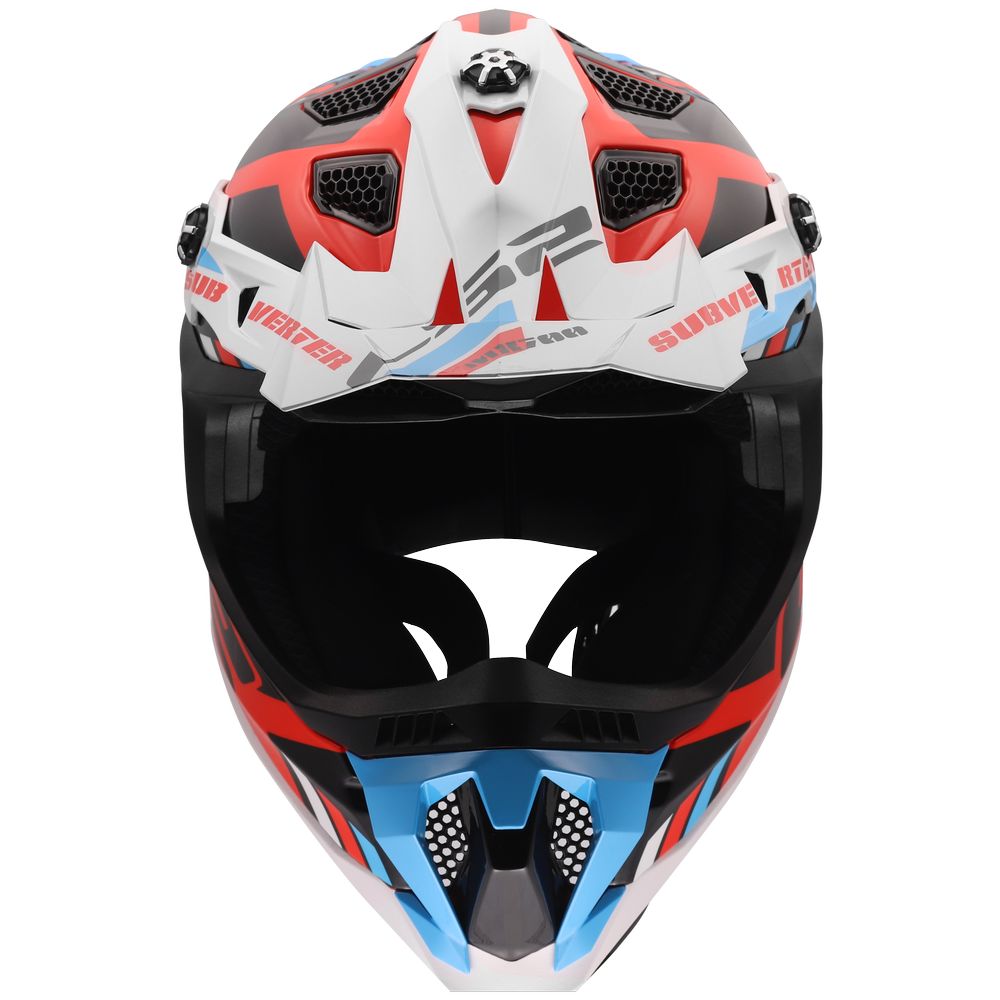 ŠALMAS LS2 MX700 SUBVERTER EVO II STOMP – BALTA JUODA SPALVA