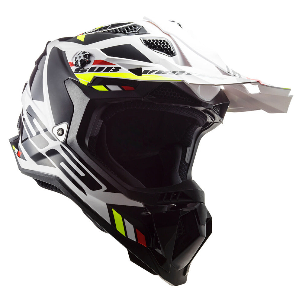 ŠALMAS LS2 MX700 SUBVERTER EVO II STOMP – BALTA MĖLYNA RAUDONA SPALVA