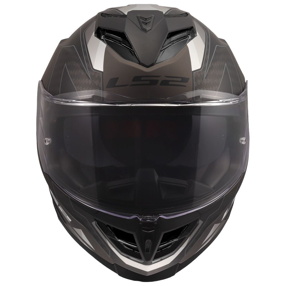 ŠALMAS LS2 FF818 STORM III SPORTY – JUODA / PILKA SPALVA
