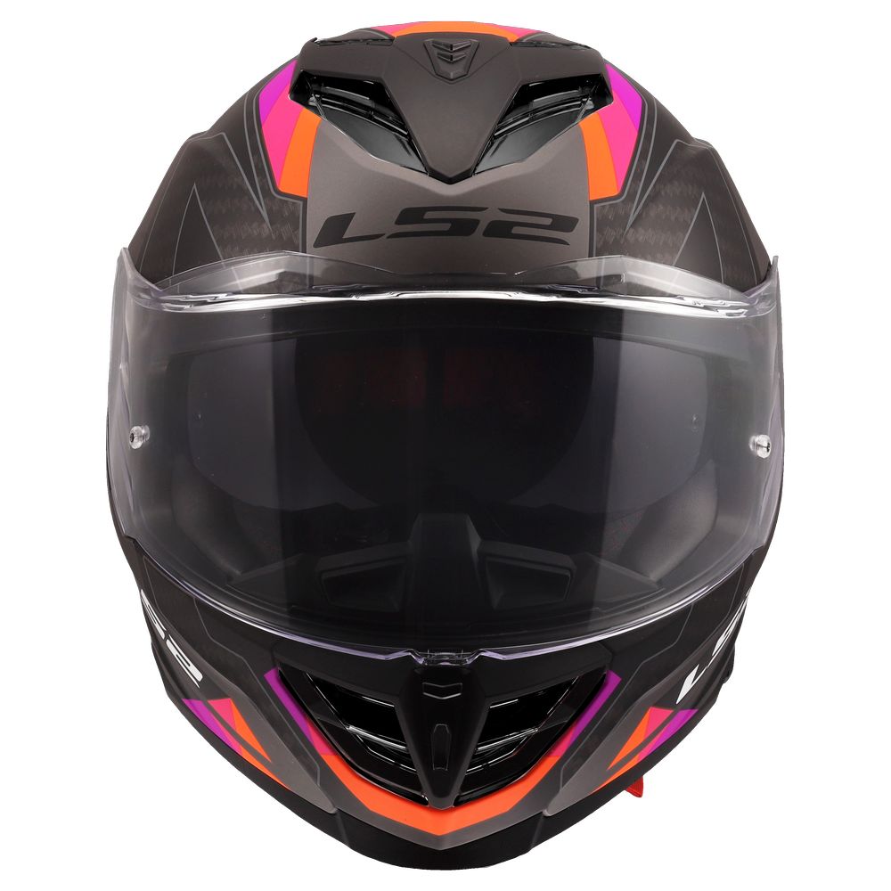 ŠALMAS LS2 FF818 STORM III SPORTY – PILKA / VIOLETINĖ SPALVA