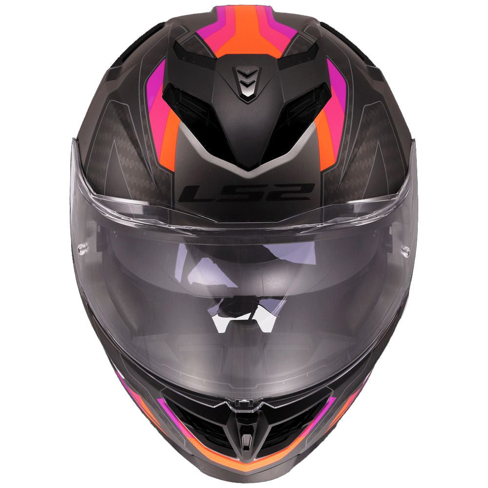 ŠALMAS LS2 FF818 STORM III SPORTY – PILKA / VIOLETINĖ SPALVA