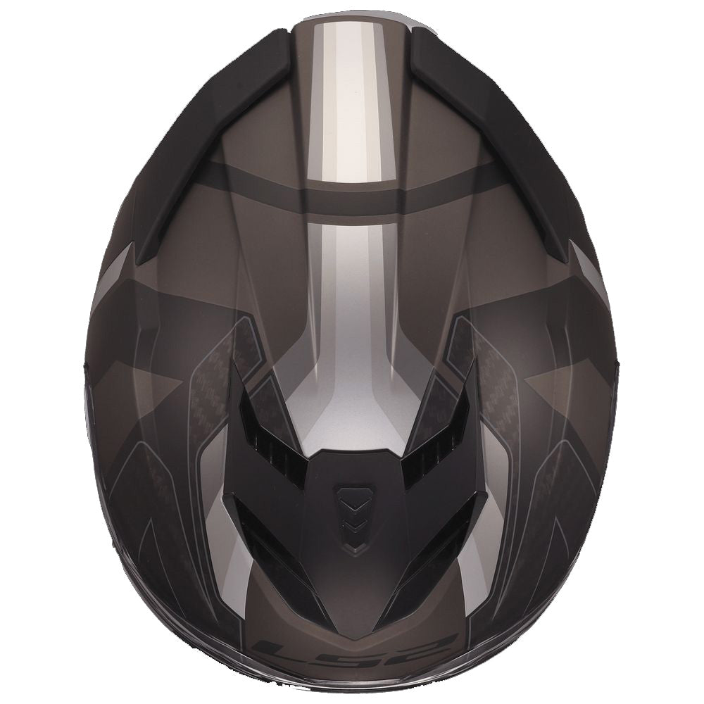 ŠALMAS LS2 FF818 STORM III SPORTY – PILKA / VIOLETINĖ SPALVA