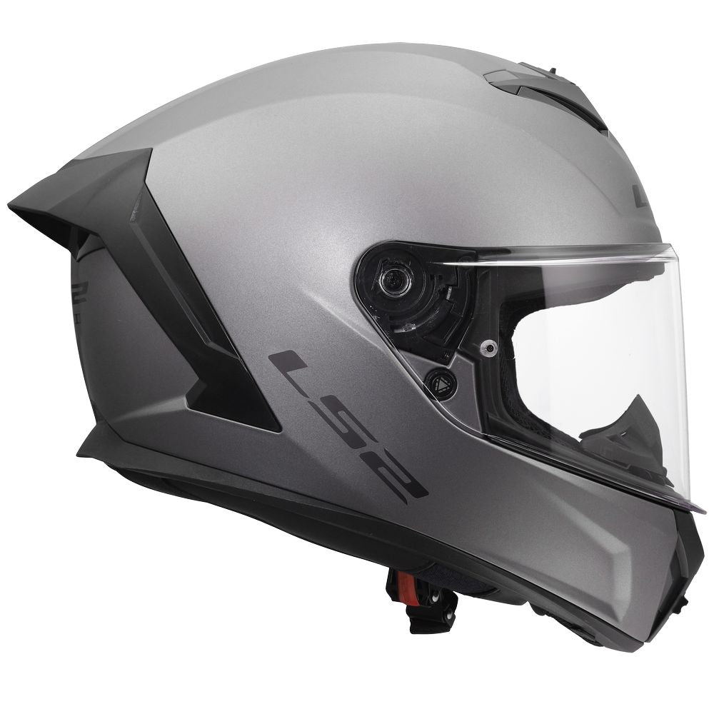 ŠALMAS LS2 FF820 RAPID III SOLID – MATINĖ TITANO SPALVA