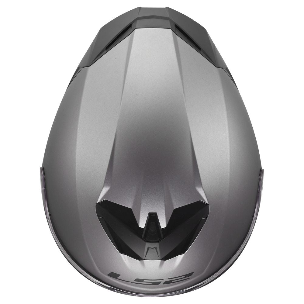 ŠALMAS LS2 FF820 RAPID III SOLID – MATINĖ TITANO SPALVA