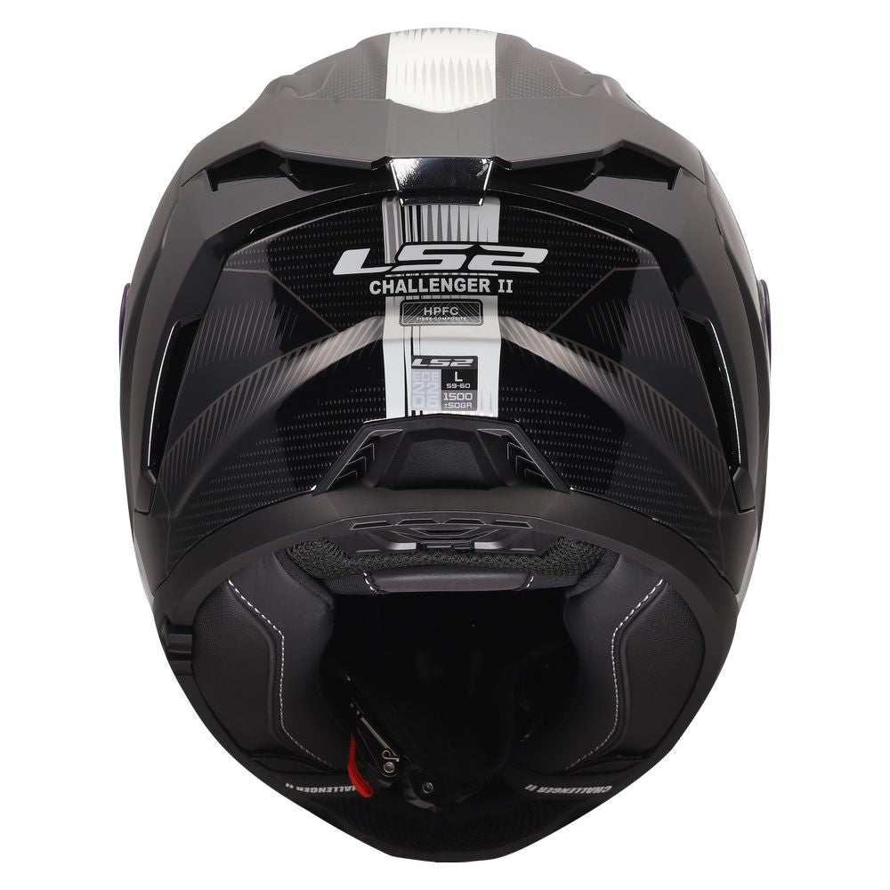 ŠALMAS LS2 FF817 CHALLENGER II NITRO – JUODAS / PILKAS