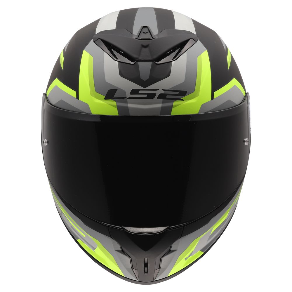 ŠALMAS LS2 FF820 RAPID III HYPER – JUODA / HI-VIS GELTONA SPALVA