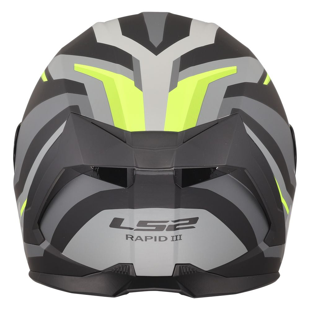 ŠALMAS LS2 FF820 RAPID III HYPER – JUODA / RAUDONA SPALVA