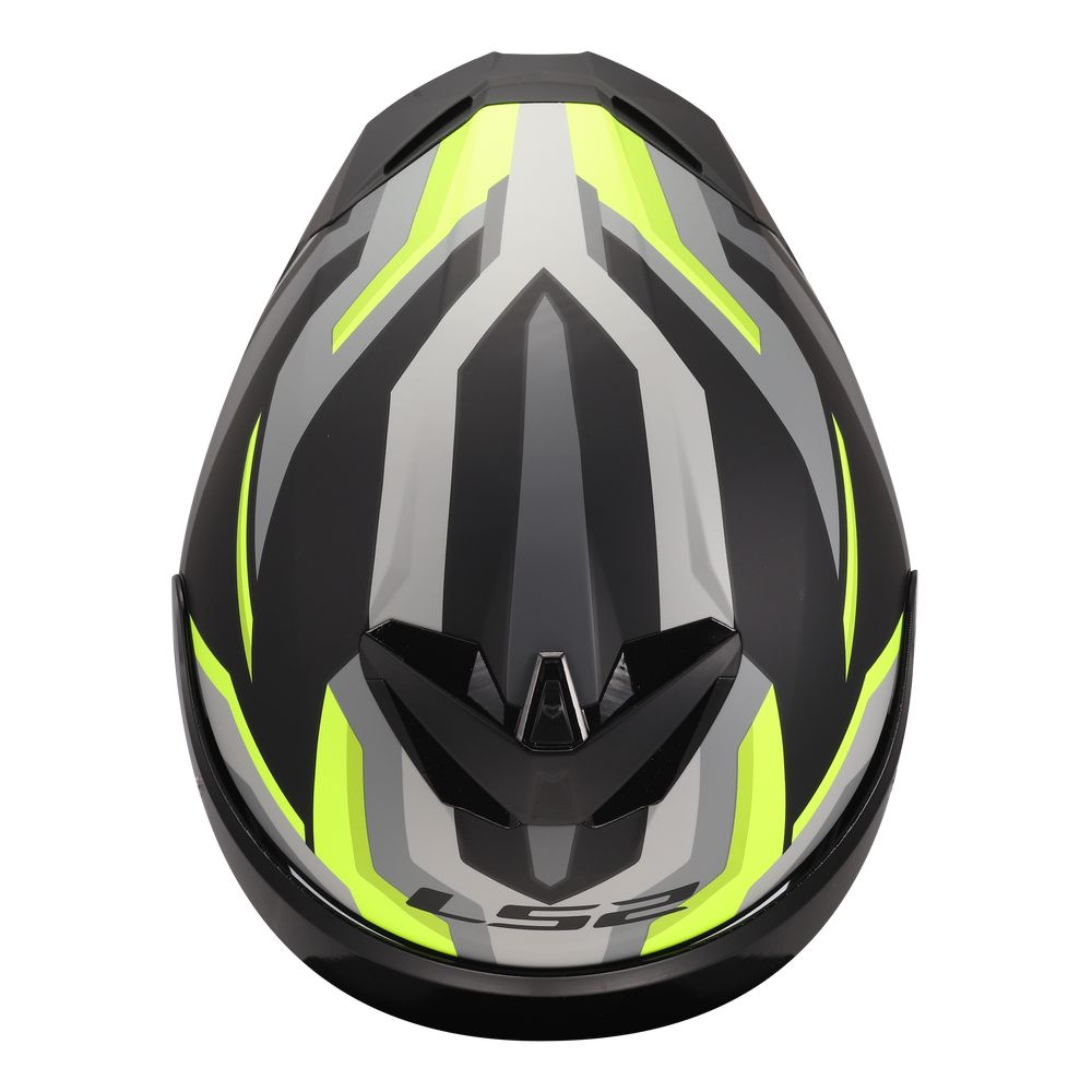 ŠALMAS LS2 FF820 RAPID III HYPER – JUODA / RAUDONA SPALVA