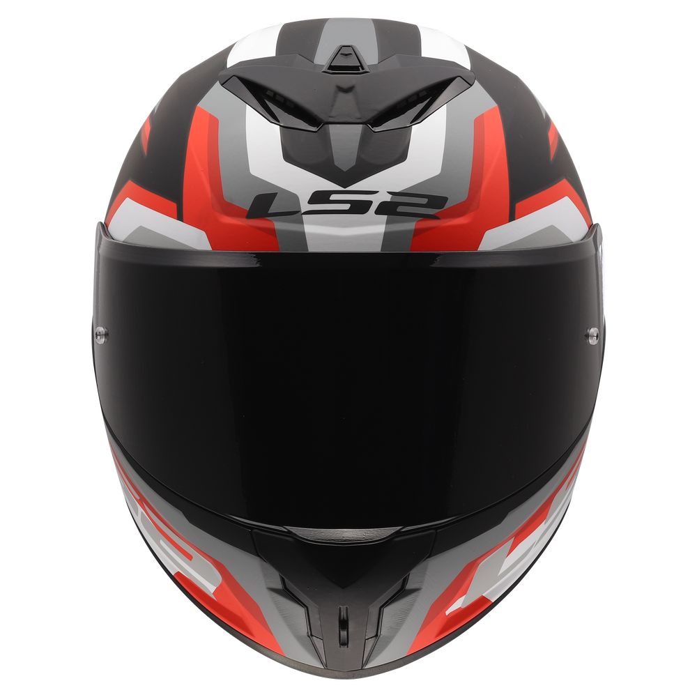 ŠALMAS LS2 FF820 RAPID III HYPER – BALTA / MĖLYNA / RAUDONA SPALVA