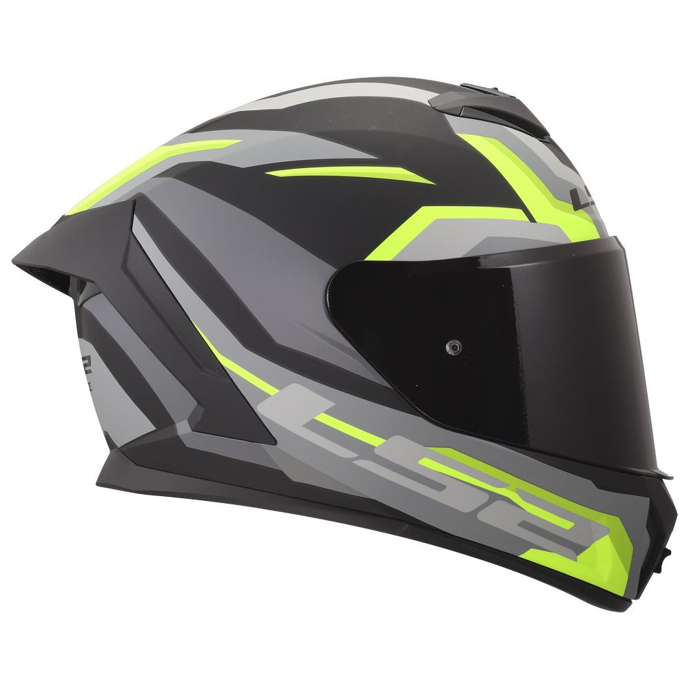 ŠALMAS LS2 FF820 RAPID III HYPER – BALTA / MĖLYNA / RAUDONA SPALVA