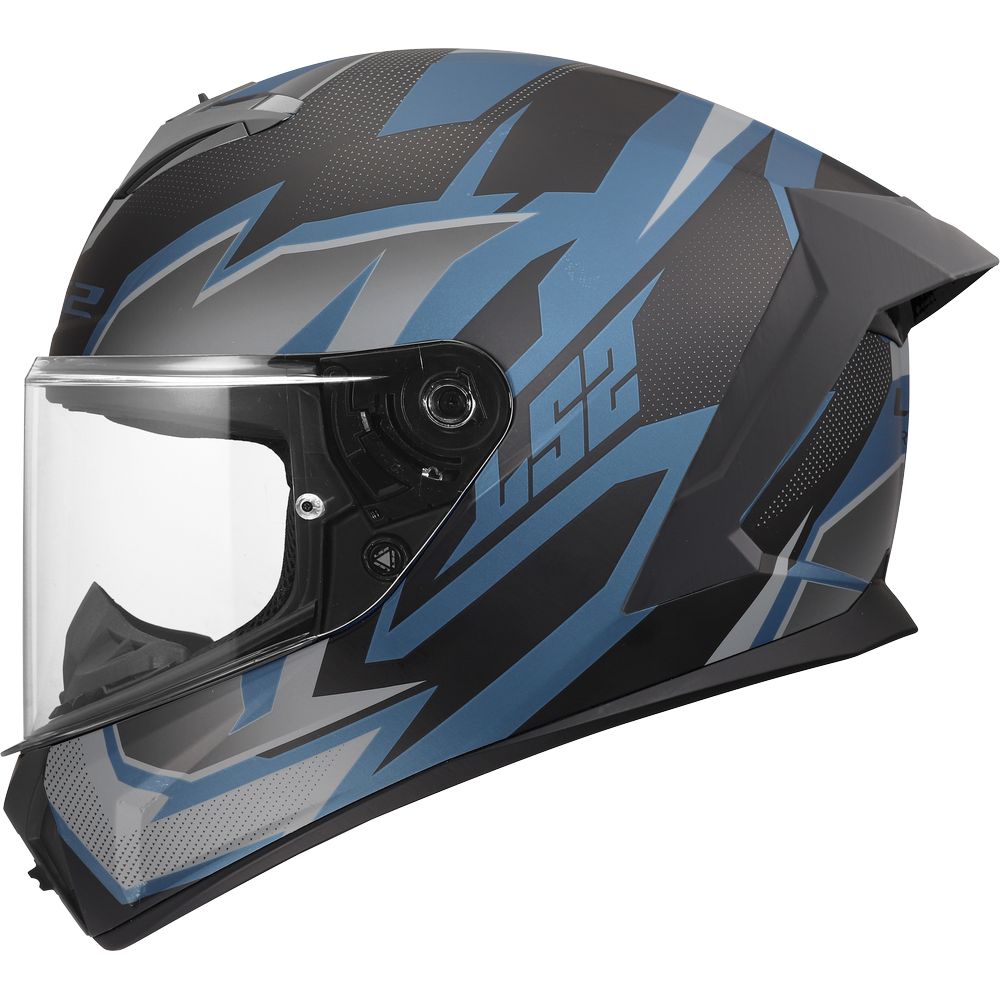 ŠALMAS LS2 FF820 RAPID III XTREM – BALTA / JUODA / RAUDONA SPALVA