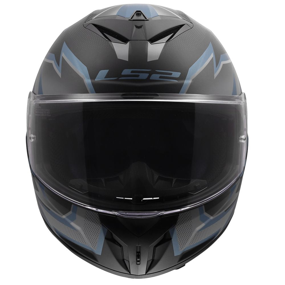 ŠALMAS LS2 FF820 RAPID III XTREM – BALTA / JUODA / RAUDONA SPALVA