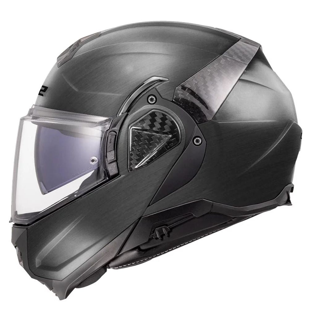 ŠALMAS LS2 FF910 ADVANT II JEANS – TITANO SPALVA