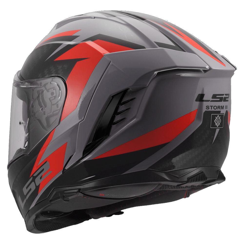 ŠALMAS LS2 FF818 STORM III DYNAMO – PILKAS / RAUDONAS