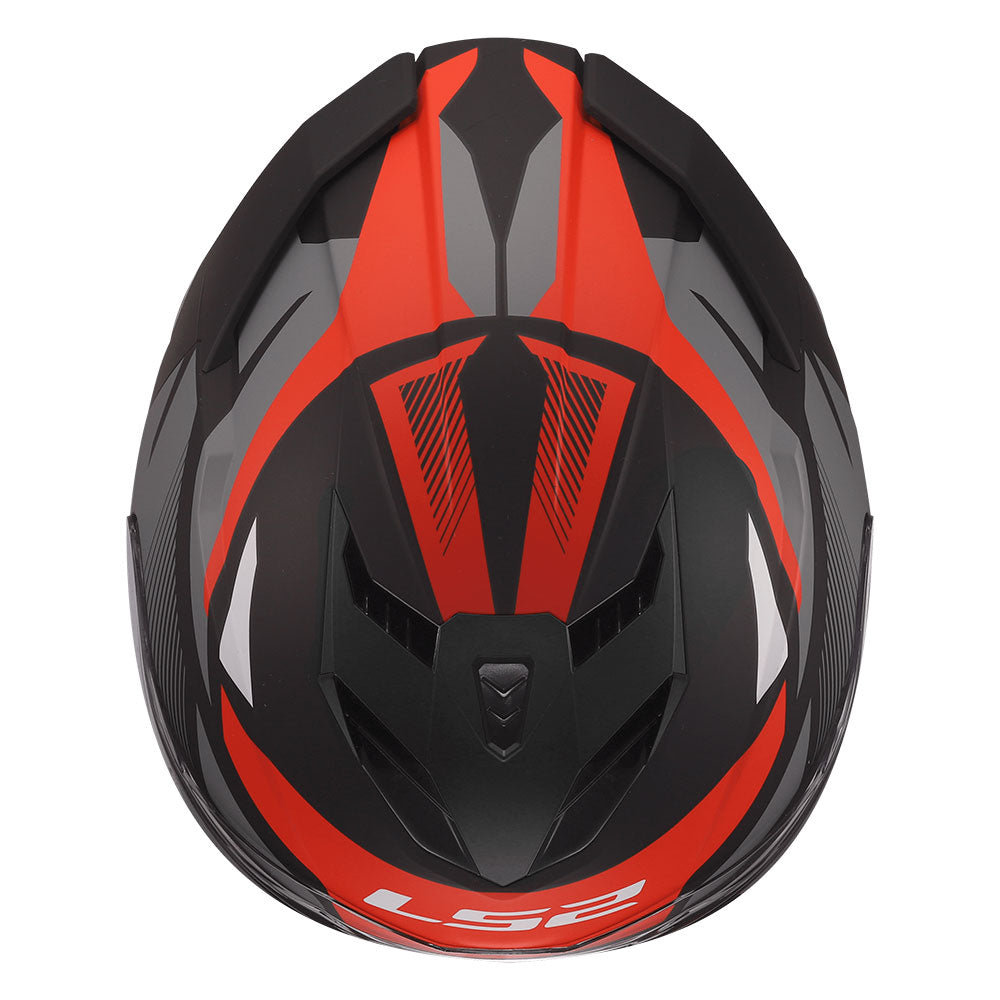 ŠALMAS LS2 FF818 STORM III KOMAI – JUODA / MĖLYNA SPALVA