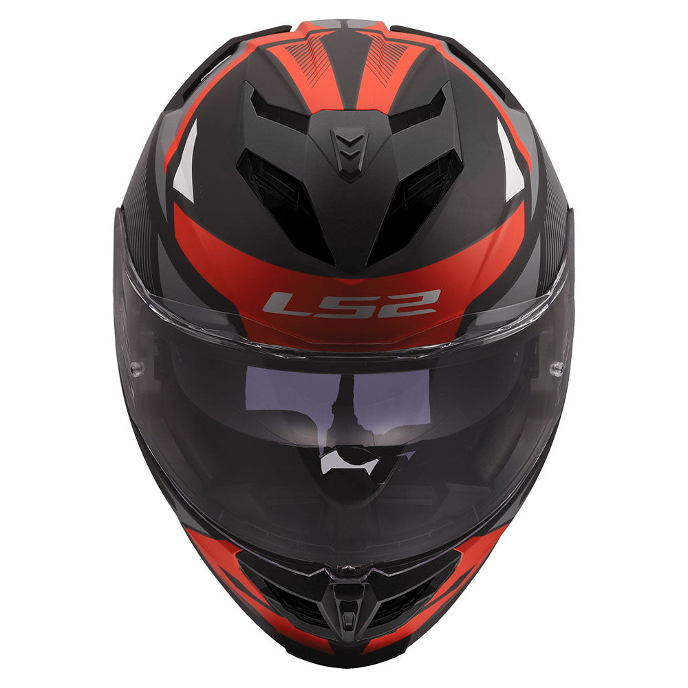 ŠALMAS LS2 FF818 STORM III KOMAI – JUODA / MĖLYNA SPALVA