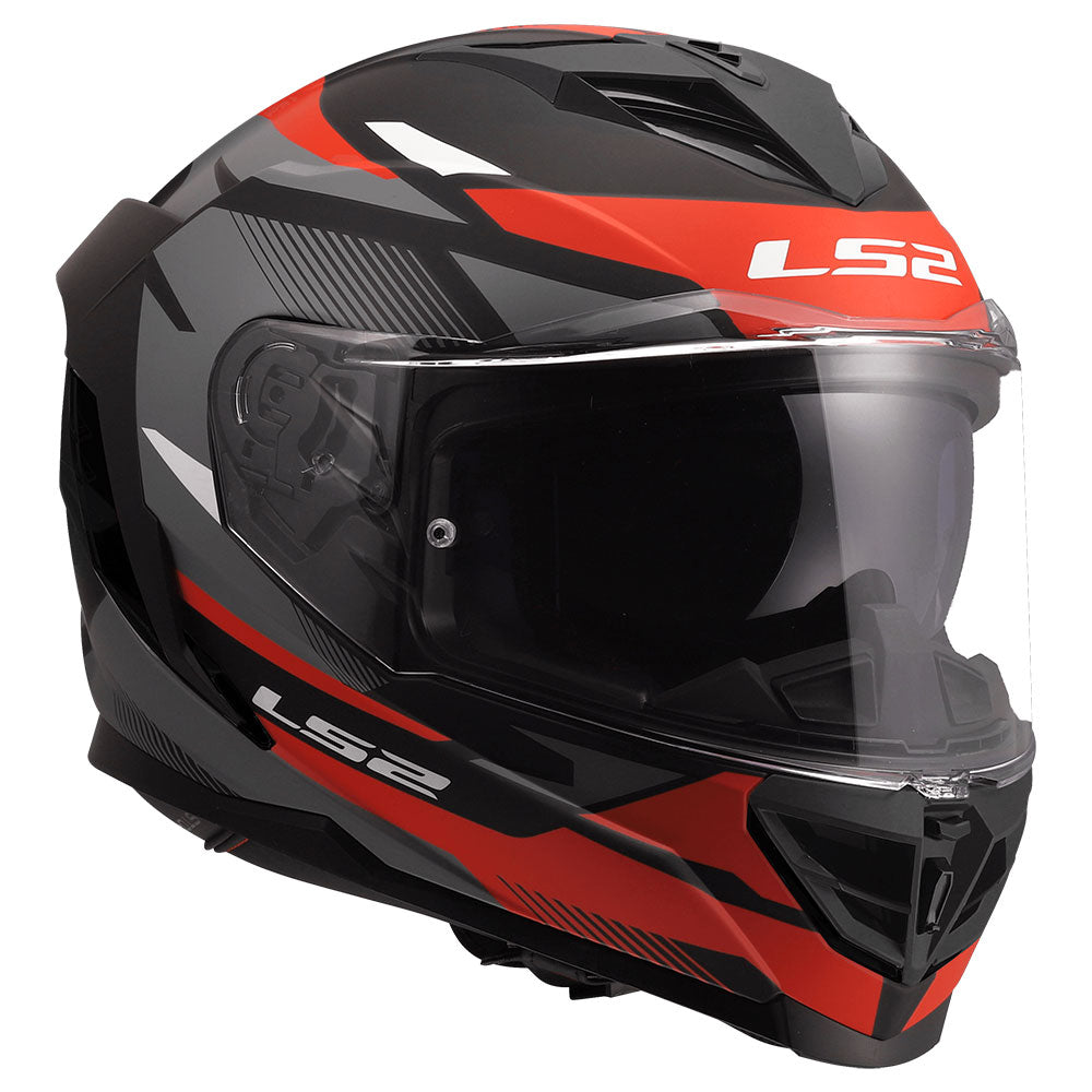 ŠALMAS LS2 FF818 STORM III KOMAI – JUODA / MĖLYNA SPALVA