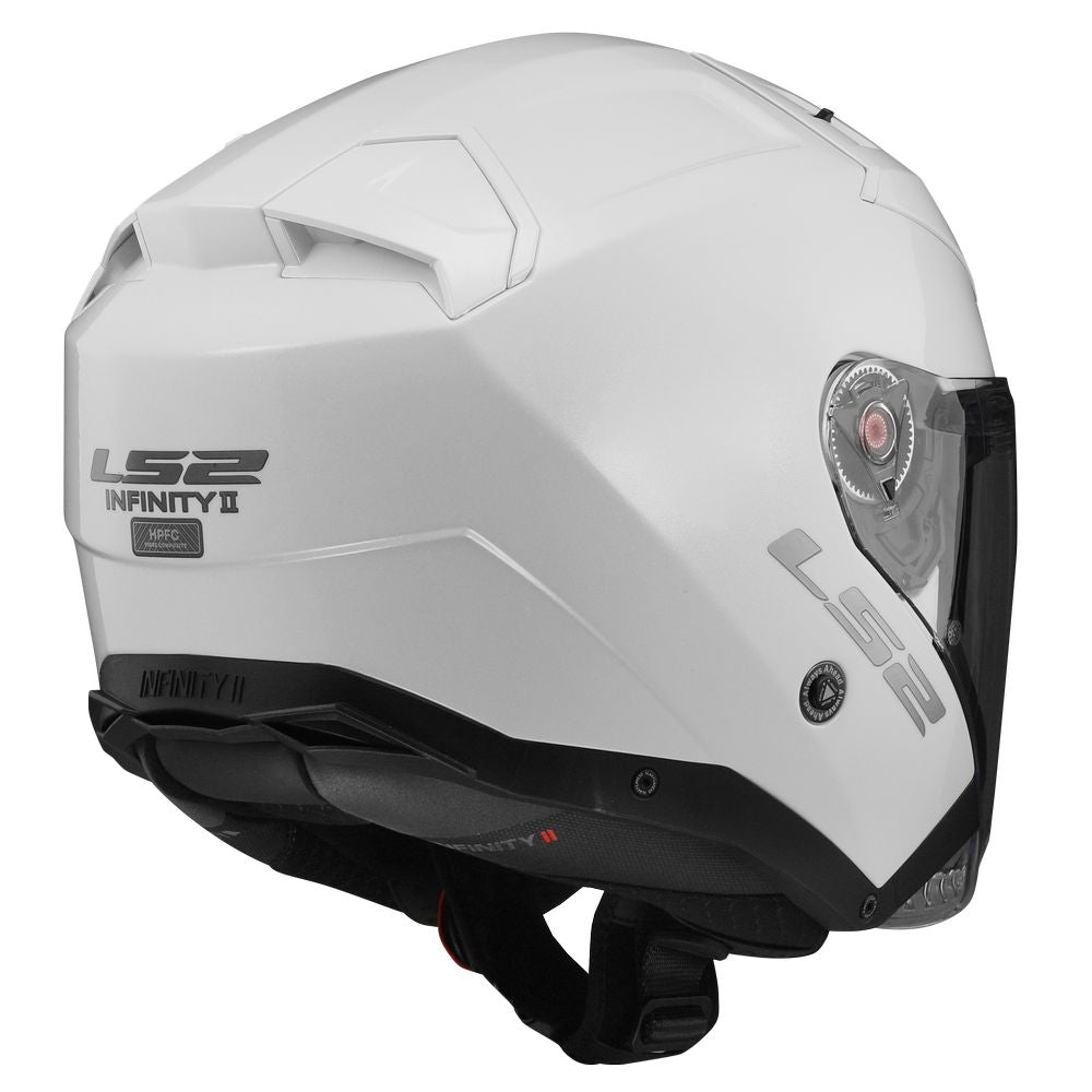 ŠALMAS LS2 OF603 INFINITY II SOLID – BLIZGUS BALTAS