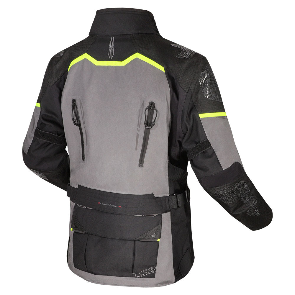 STRIUKĖ LS2 APOLLO VYRAMS – PILKA / HI-VIS GELTONA