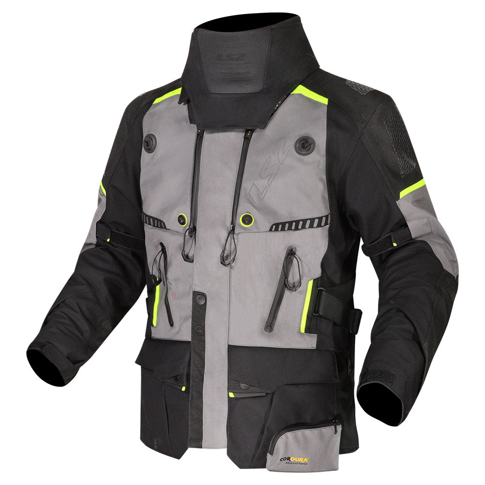 STRIUKĖ LS2 APOLLO VYRAMS – PILKA / HI-VIS GELTONA