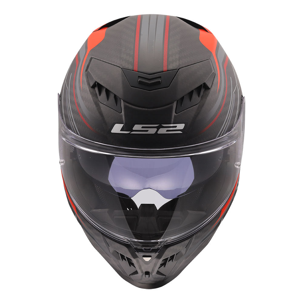 ŠALMAS LS2 FF807 DRAGON SUBIC – BALTA / MĖLYNA / RAUDONA
