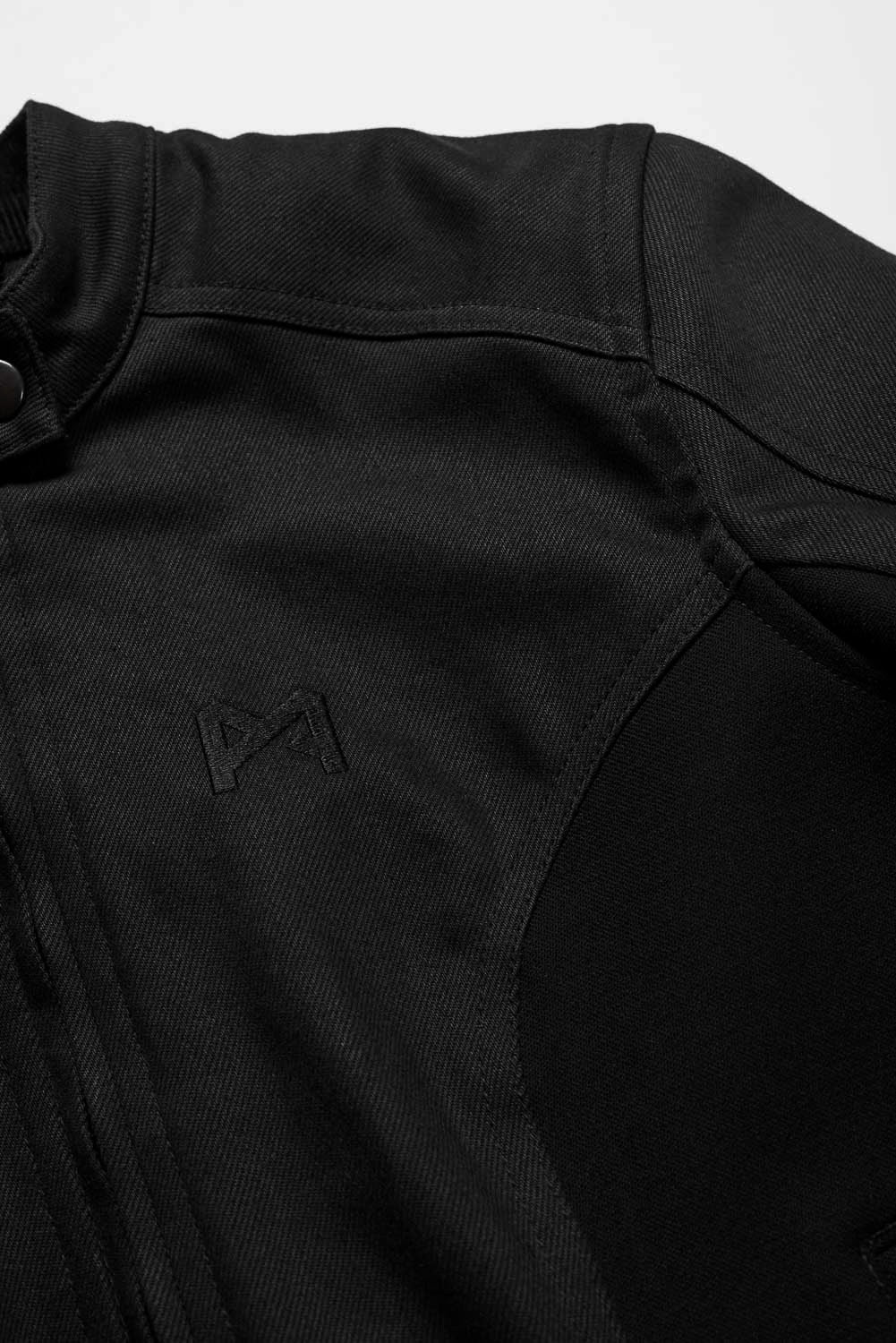Vasarinė striukė PANDO MOTO LUNA BLACK AAA MOTERIMS – nuotrauka 5