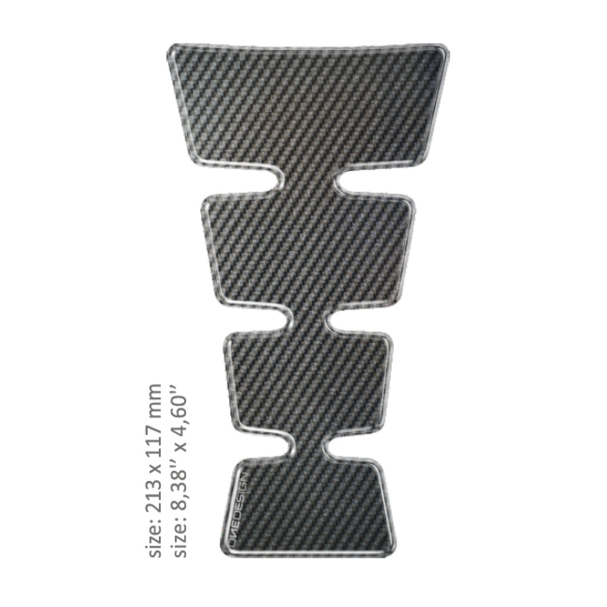 KURO BAKO APSAUGA TANK protector CARBON