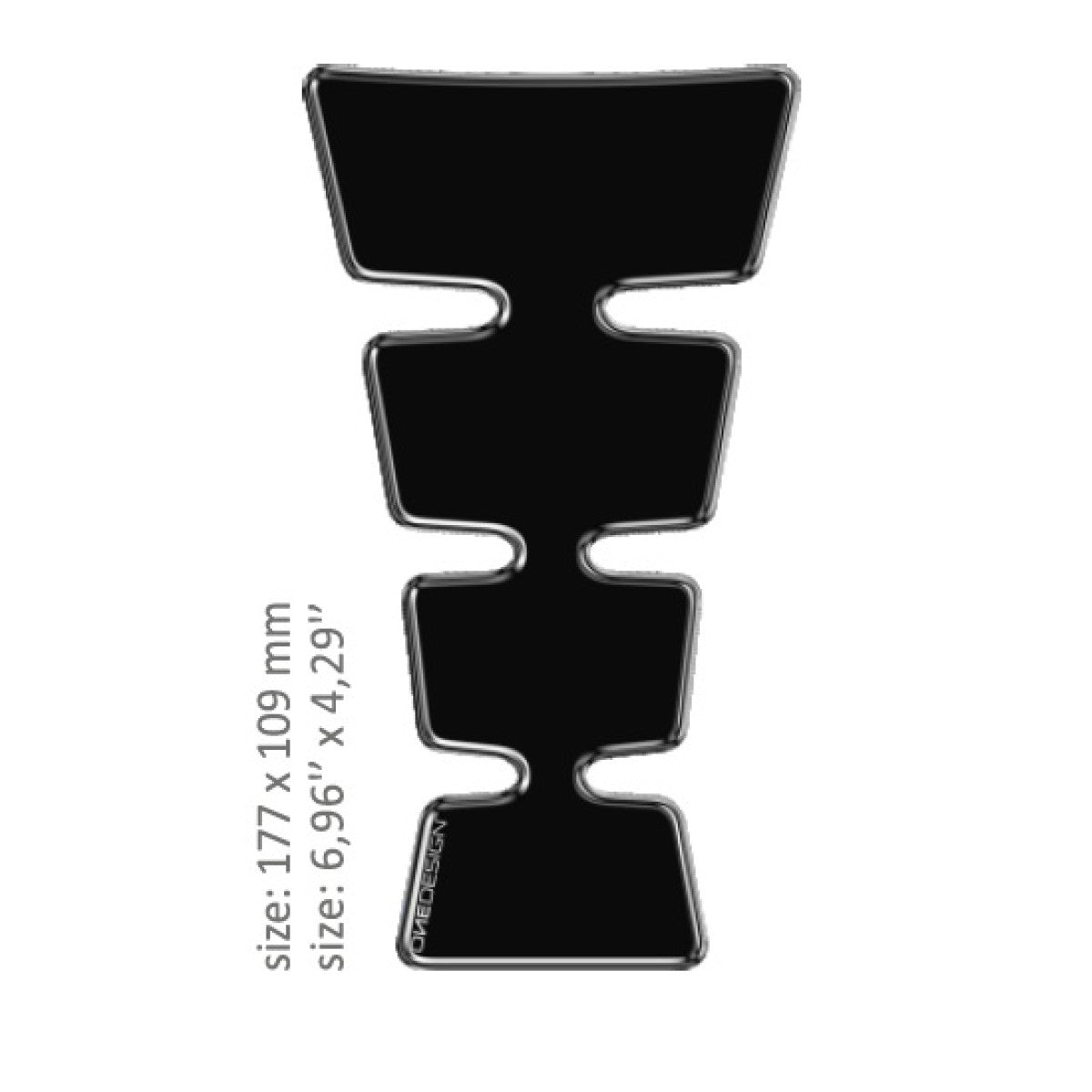 KURO BAKO APSAUGA TANK protector BLACK