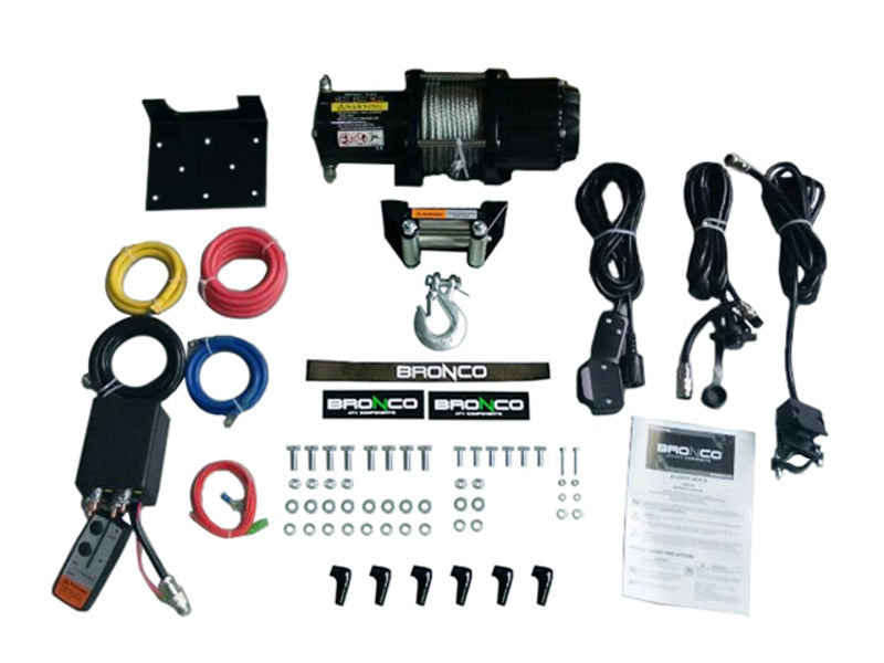 Gervė BRONCO GEN II WINCH 4500 metalinis LYNAS – nuotrauka 2