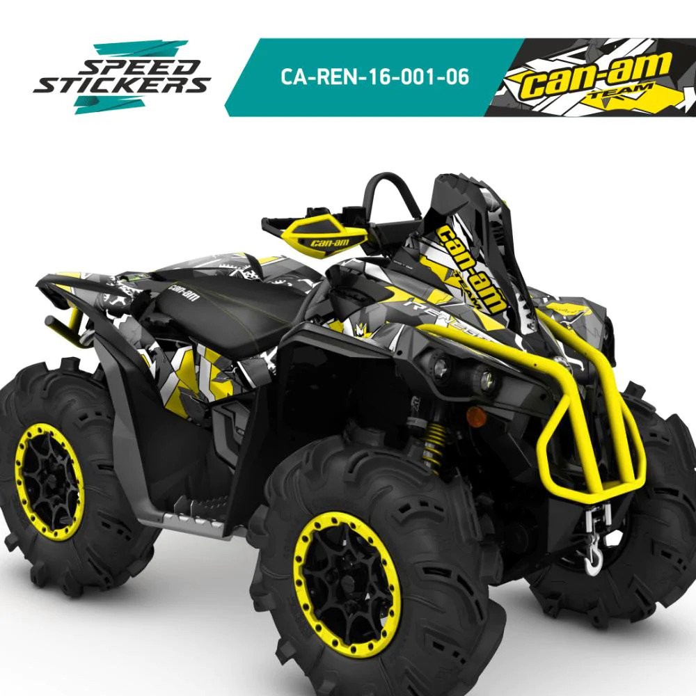 CAN AM RENEGADE x MR geometric LIPDUKAI yellow/grey