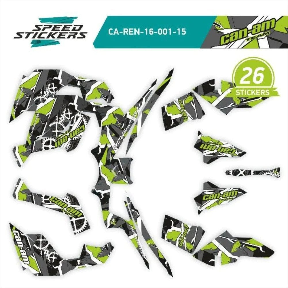 CAN AM RENEGADE x MR geometric LIPDUKAI green/gray – nuotrauka 2