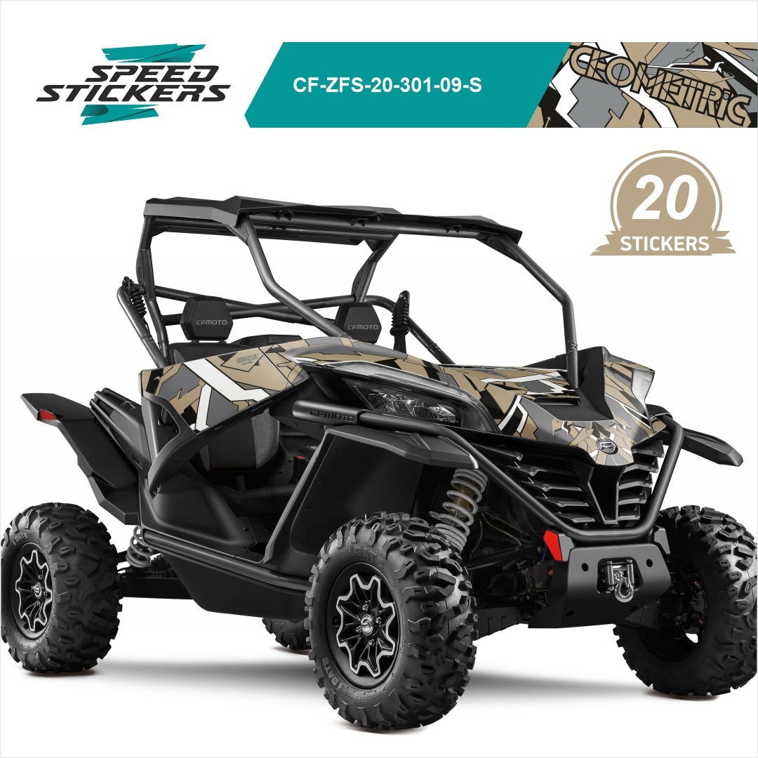 CFMOTO ZFORCE SPORT LIPDUKAI geometric BROWN BLACK