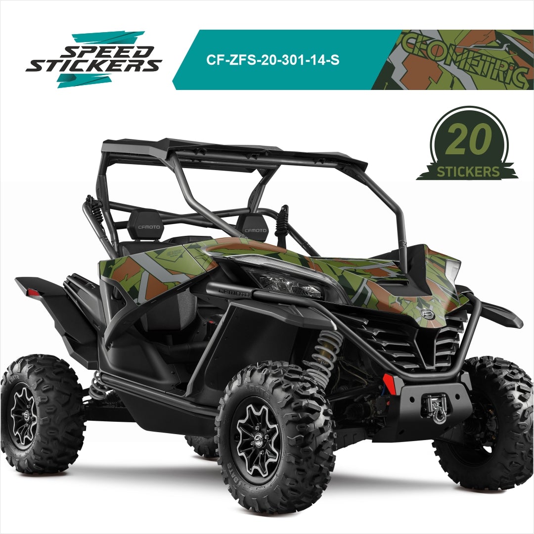CFMOTO ZFORCE SPORT LIPDUKAI geometric DARK CAMO