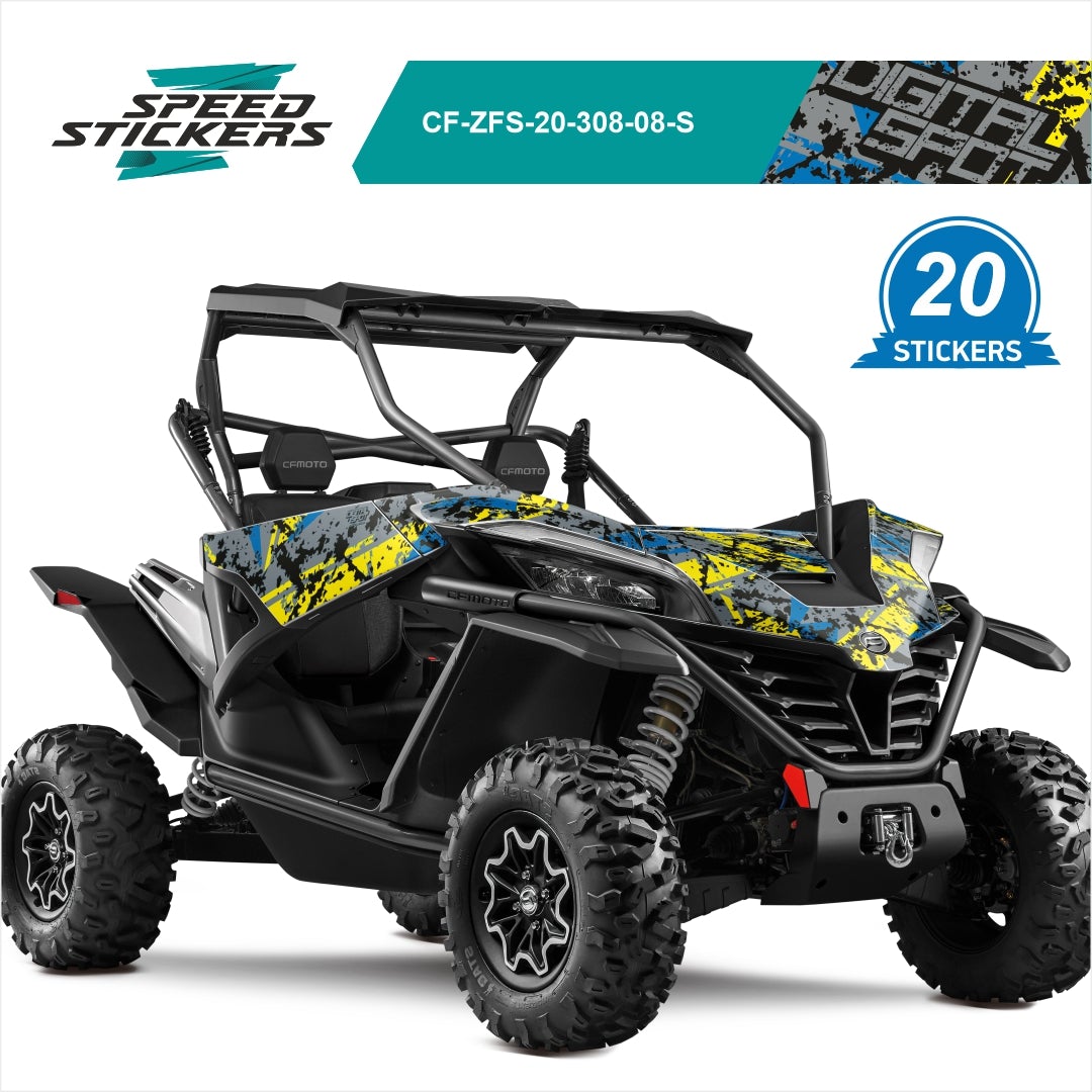 CFMOTO ZFORCE SPORT LIPDUKAI DIGITAL SPOT YELLOW